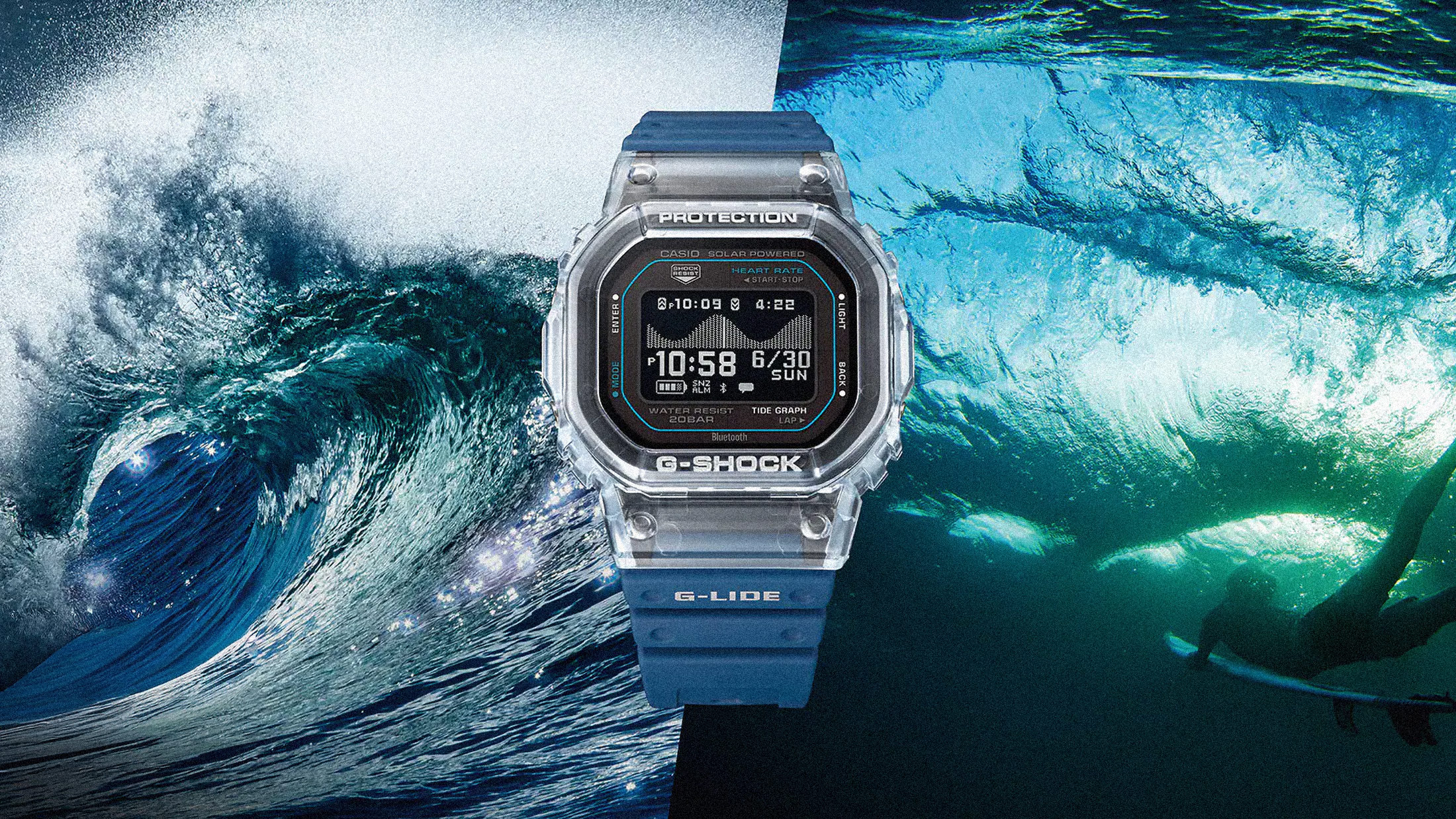Casio's GBX-H5600 Brings Heart Rate Monitoring to the G-LIDE Line for the First Time