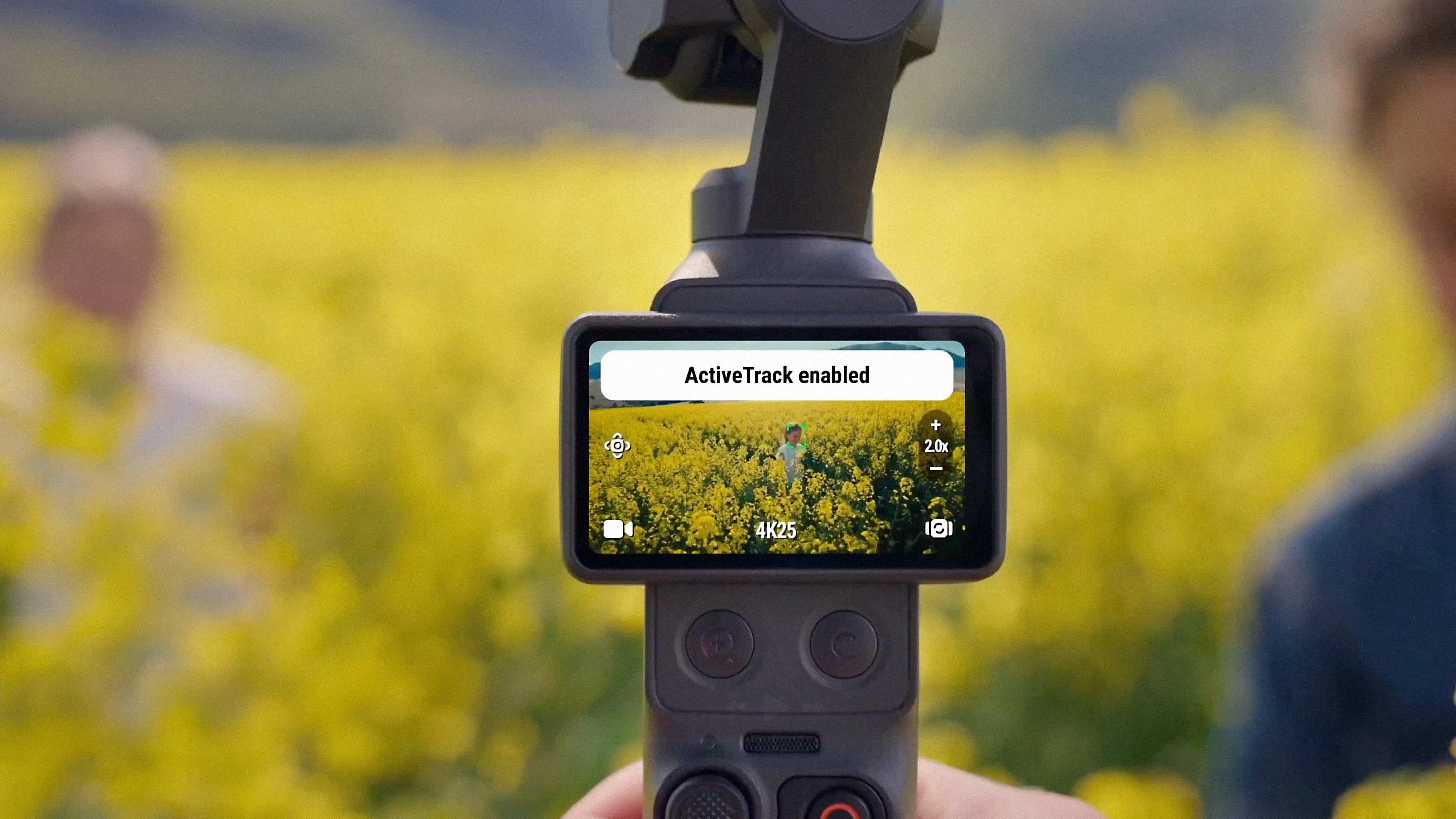 DJI Osmo Pocket 4 in hand