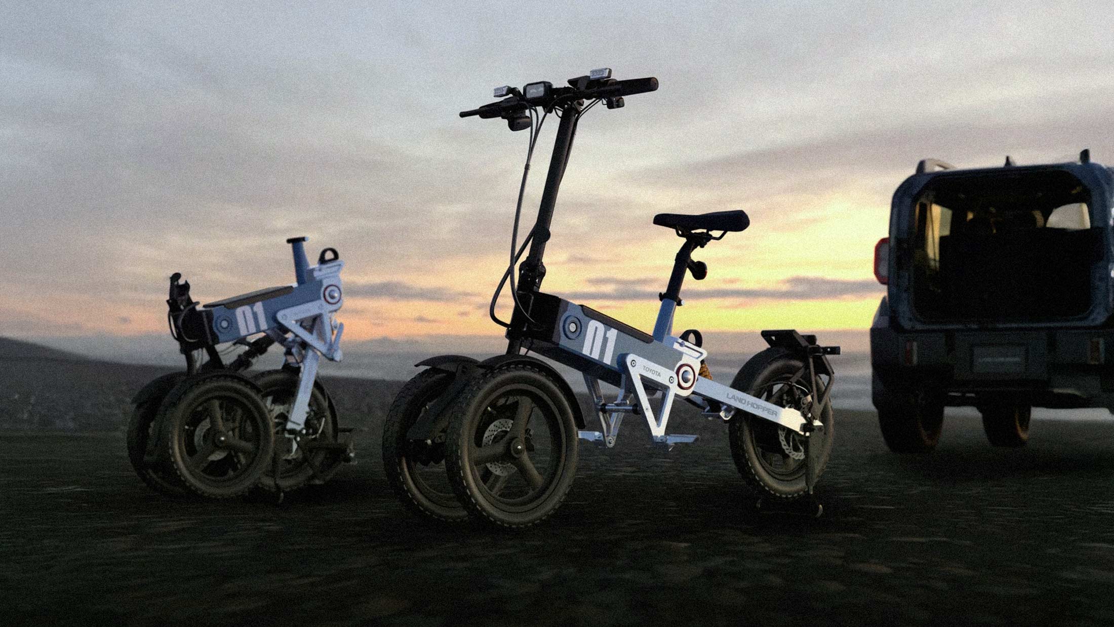 Toyota's Land Hopper Brings the Off-Road Spirit to a Foldable Electric Trike